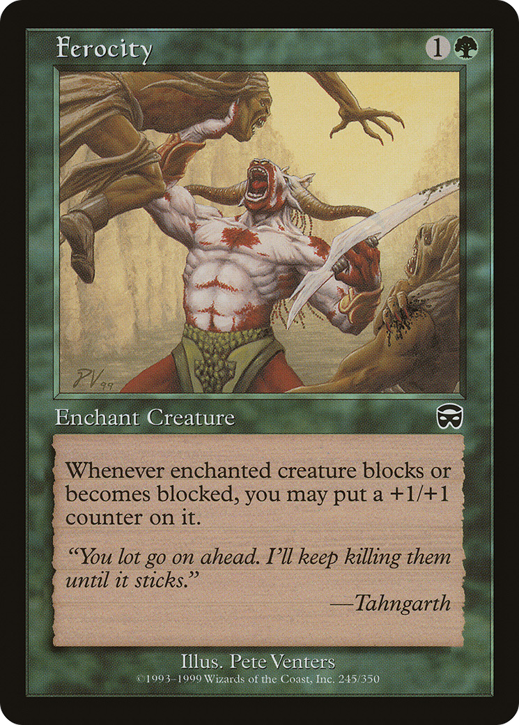 Ferocity (MMQ-245) [Mercadian Masques] MTG Single Wizards of the Coast