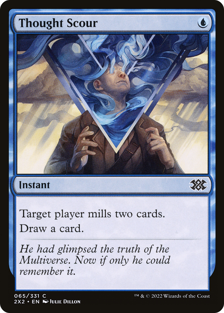 Thought Scour (2X2-065) [Double Masters 2022] Foil MTG Single Wizards of the Coast