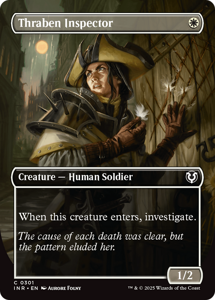 Thraben Inspector (INR-301) [Innistrad Remastered] (Borderless) MTG Single Wizards of the Coast