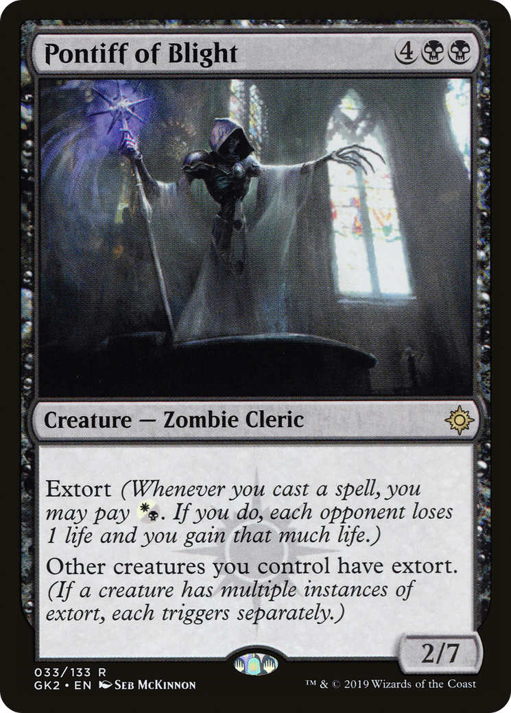 Pontiff of Blight (GK2-033) [Misc] RNA Guild Kit MTG Single Wizards of the Coast