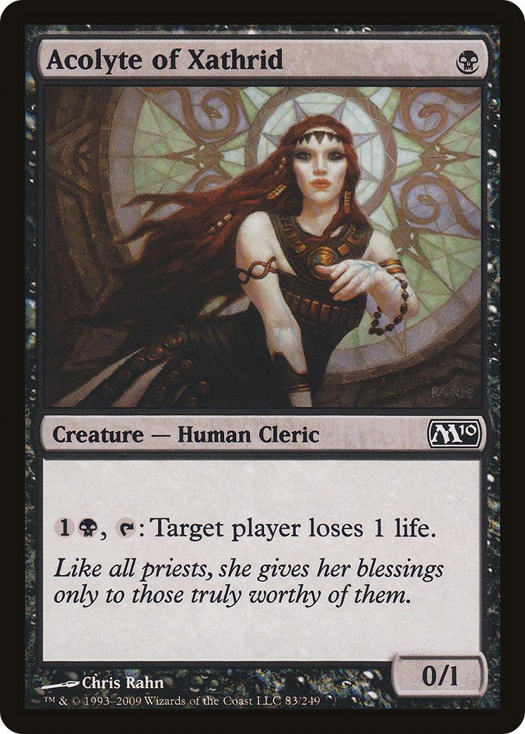 Acolyte of Xathrid (M10-083) [Magic 2010] Foil MTG Single Wizards of the Coast