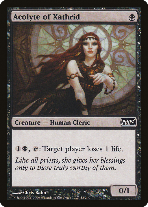 Acolyte of Xathrid (M10-083) [Magic 2010] Foil MTG Single Wizards of the Coast