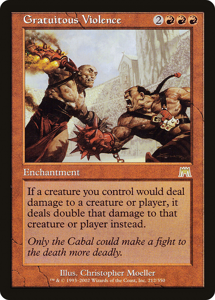 Gratuitous Violence (ONS-212) [Onslaught] Foil MTG Single Wizards of the Coast