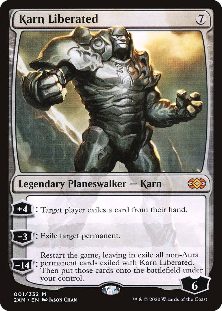 Karn Liberated (2XM-001) [Double Masters] Foil MTG Single Wizards of the Coast