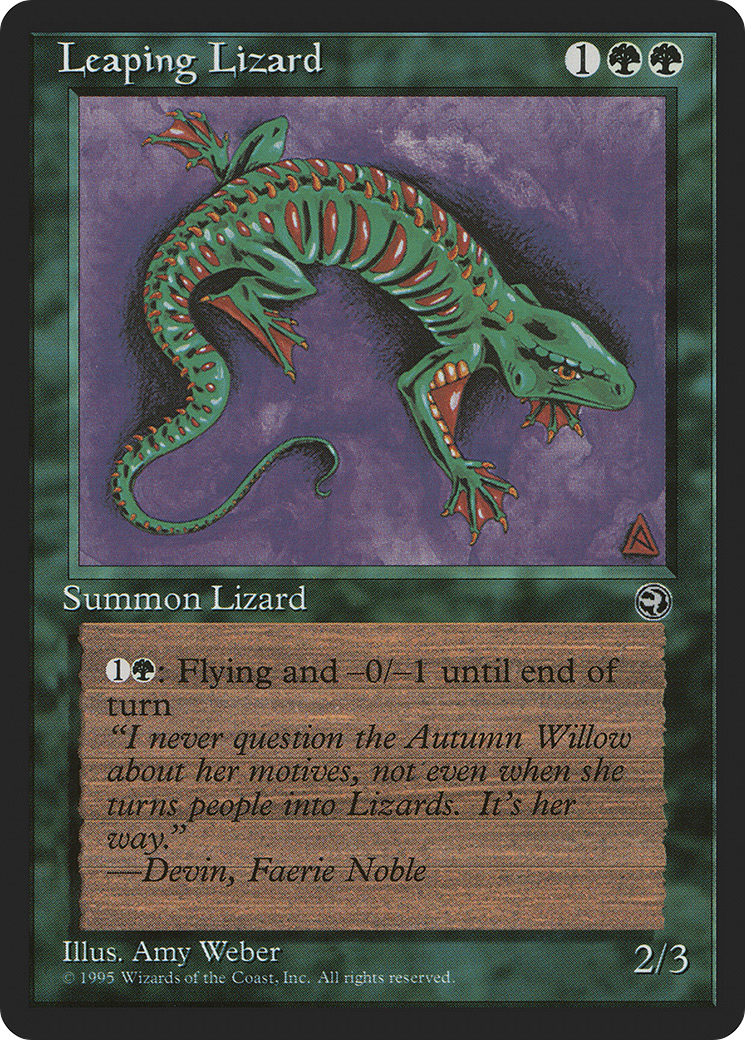 Leaping Lizard (HML-090) [Homelands] MTG Single Wizards of the Coast