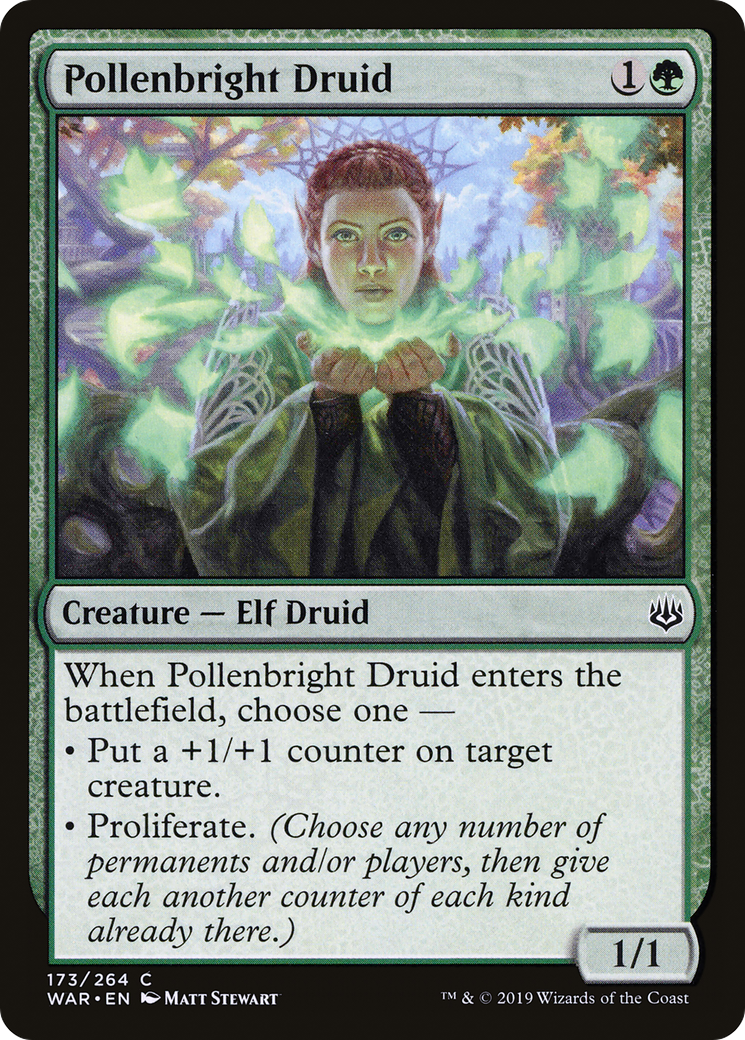 Pollenbright Druid (WAR-173) [War of the Spark] MTG Single Wizards of the Coast