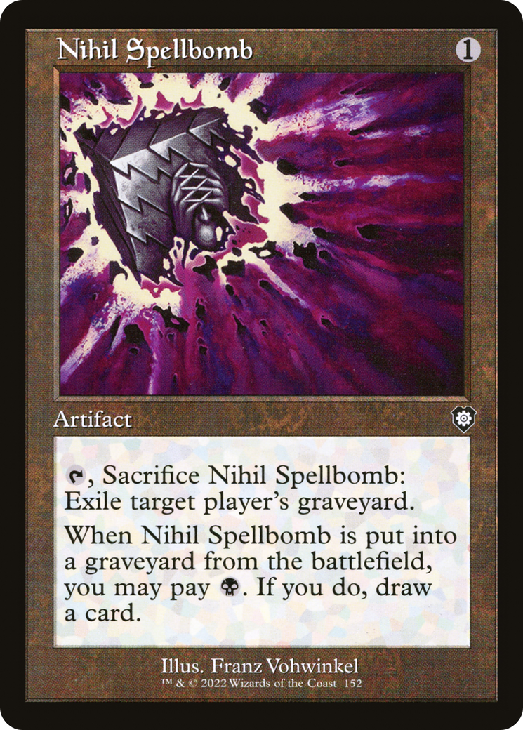Nihil Spellbomb (BRC-152) [The Brothers' War Commander] MTG Single Wizards of the Coast