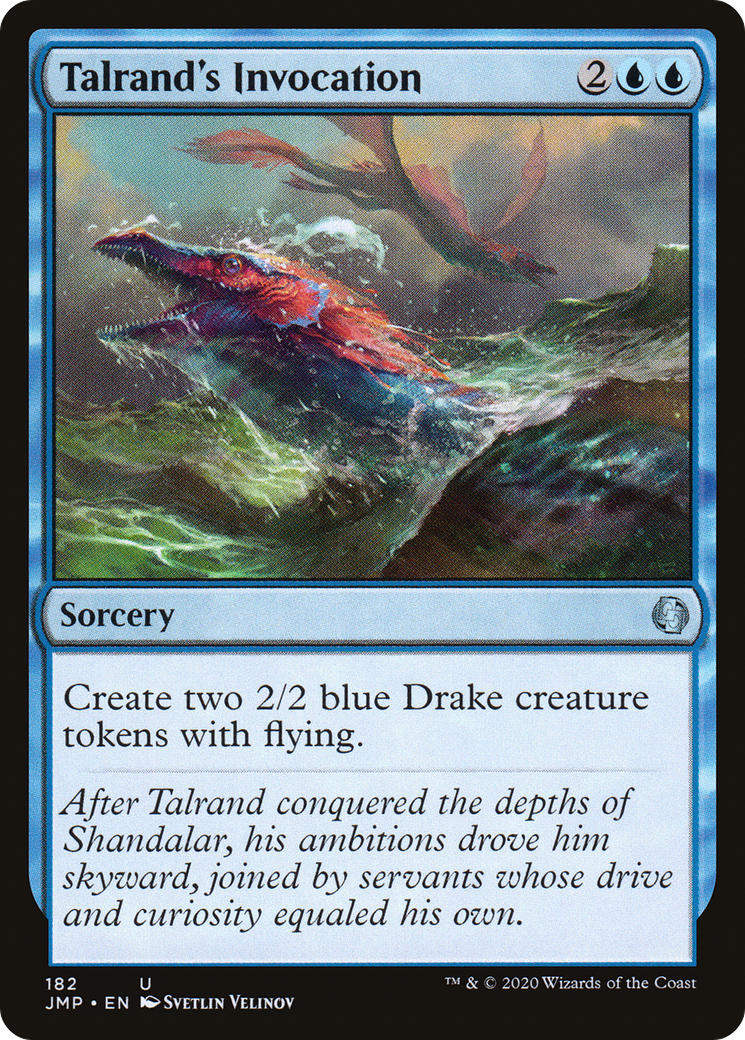Talrand's Invocation (JMP-182) [Jumpstart] MTG Single Wizards of the Coast