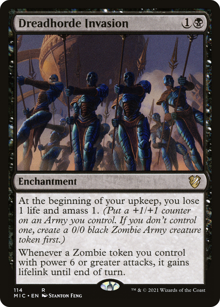 Dreadhorde Invasion (MIC-114) [Midnight Hunt Commander] MTG Single Wizards of the Coast