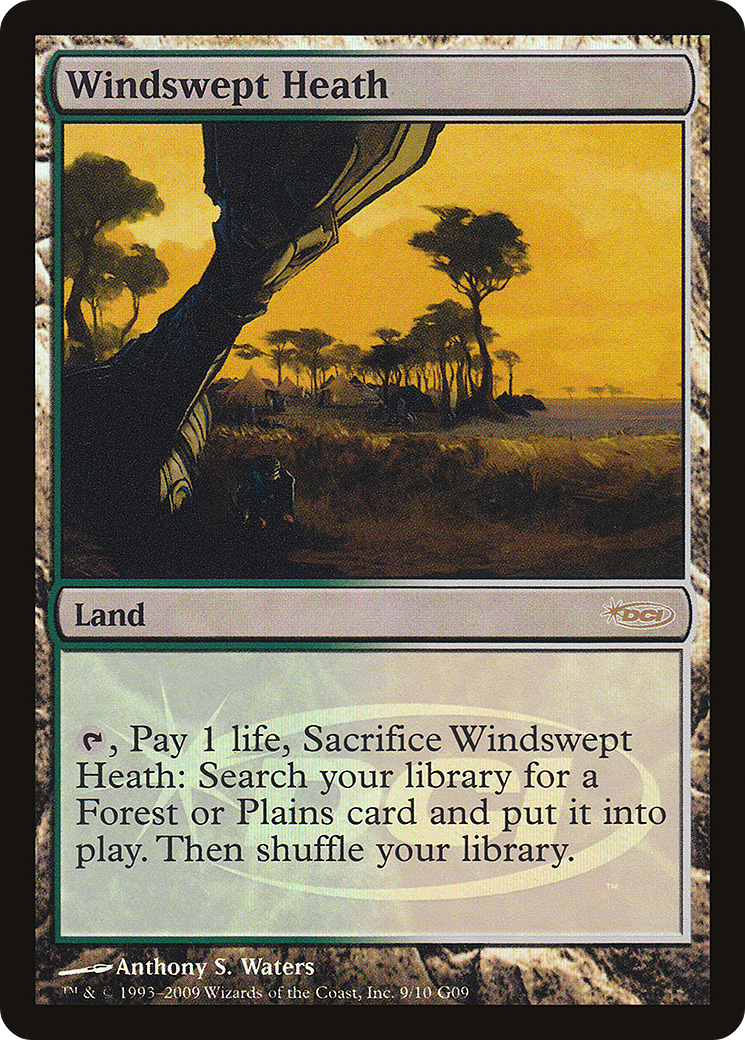 Windswept Heath (JDG-009) [Misc] Judge Gift Cards 2009 Foil MTG Single Wizards of the Coast