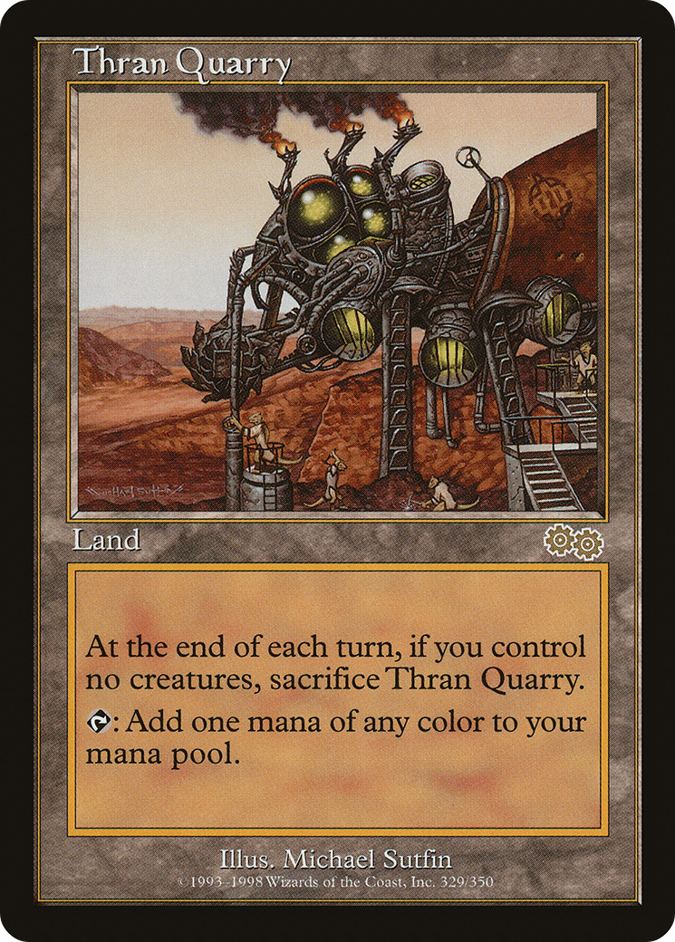 Thran Quarry (USG-329) [Urza's Saga] MTG Single Wizards of the Coast