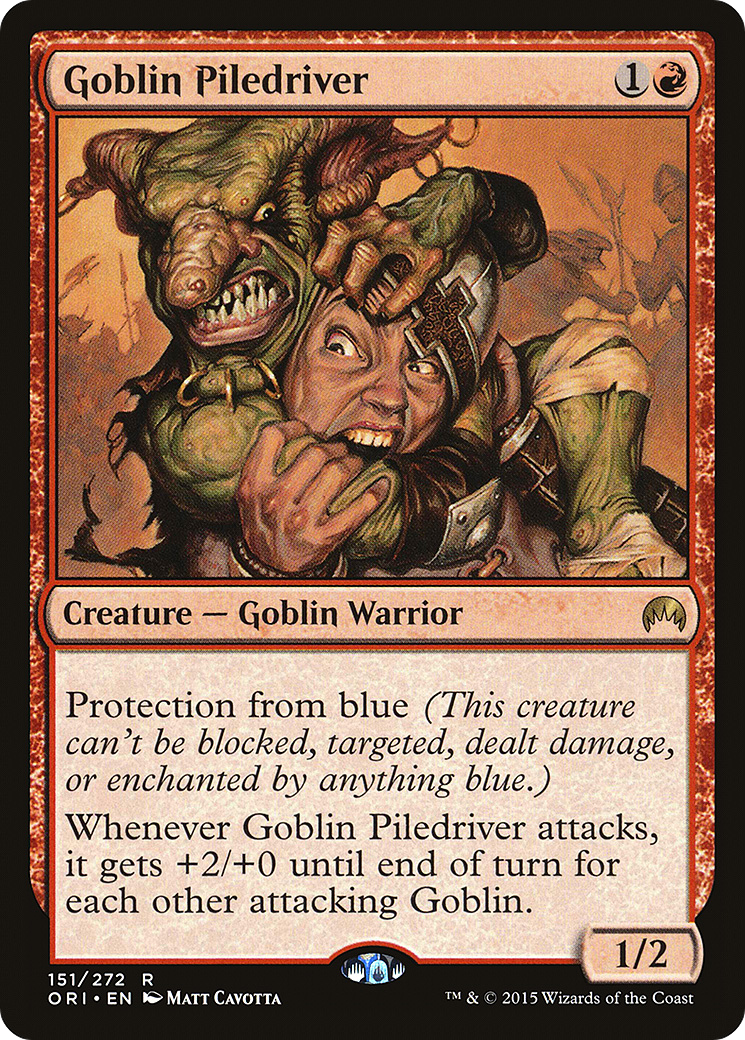 Goblin Piledriver (ORI-151) [Magic Origins] MTG Single Wizards of the Coast