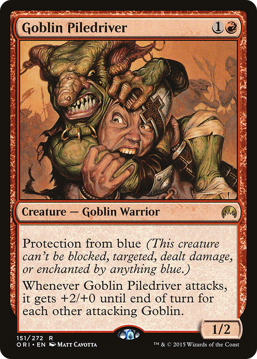 Goblin Piledriver (ORI-151) [Magic Origins] MTG Single Wizards of the Coast