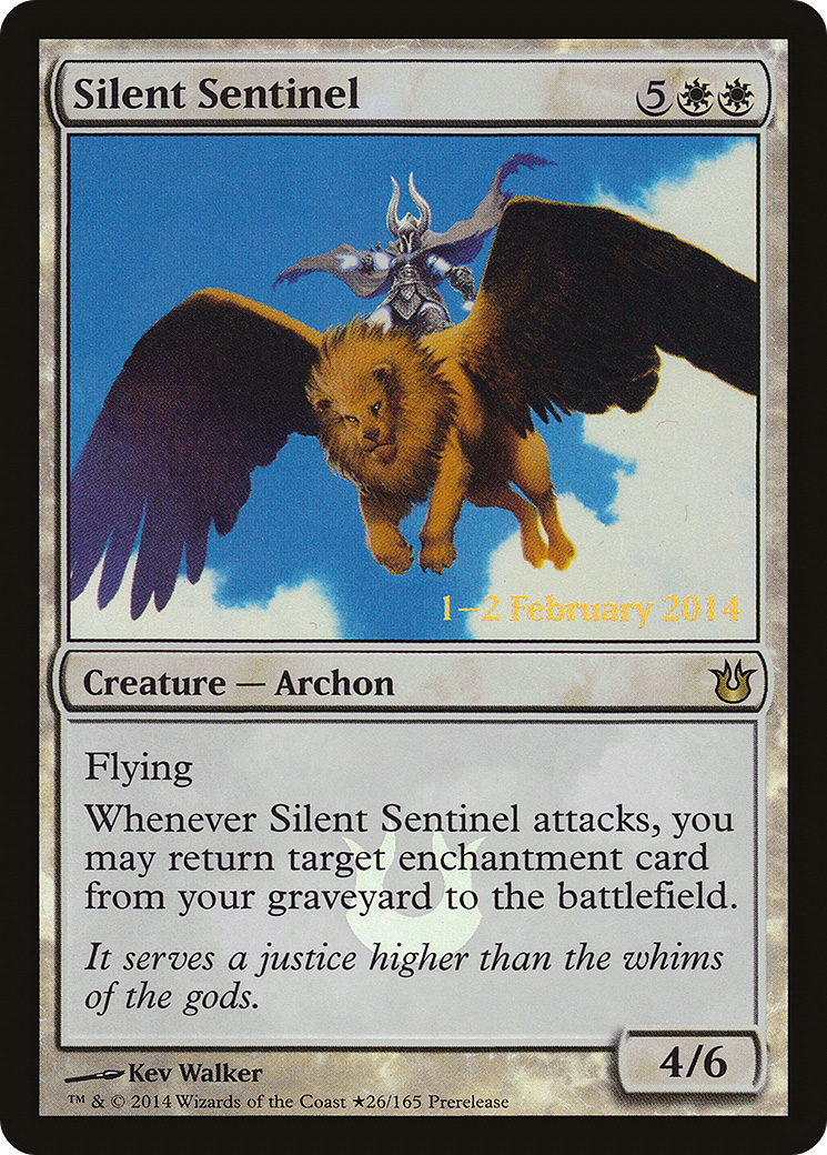 Silent Sentinel (PRE-26★) [Born of the Gods Promos] Foil MTG Single Wizards of the Coast