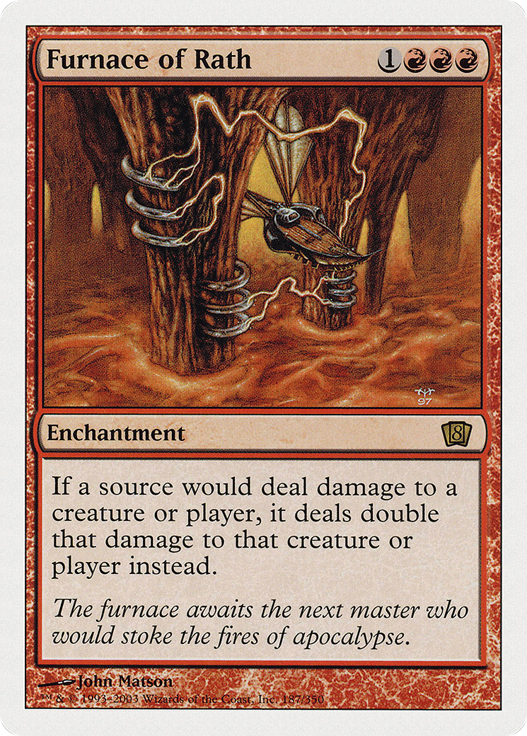 Furnace of Rath (8ED-187) [8th Edition] Foil MTG Single Wizards of the Coast