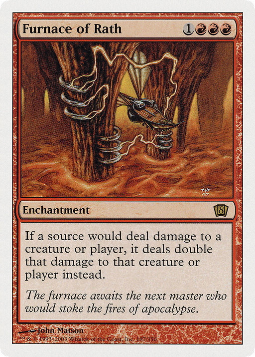 Furnace of Rath (8ED-187) [8th Edition] Foil MTG Single Wizards of the Coast