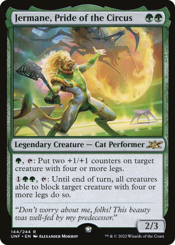 Jermane, Pride of the Circus (UNF-144) [Unfinity] MTG Single Wizards of the Coast