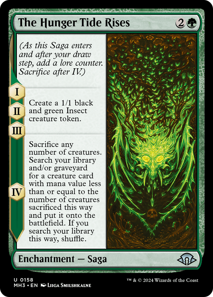 The Hunger Tide Rises (MH3-158) [Modern Horizons 3] MTG Single Modern Horizons 3