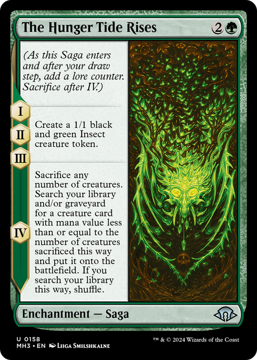 The Hunger Tide Rises (MH3-158) [Modern Horizons 3] Foil MTG Single Modern Horizons 3