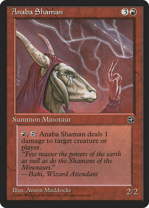 Anaba Shaman (HML-67B) [Homelands] MTG Single Wizards of the Coast