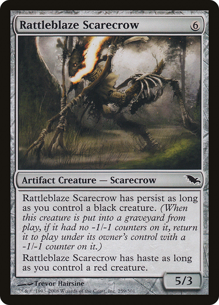 Rattleblaze Scarecrow (SHM-259) [Shadowmoor] MTG Single Wizards of the Coast