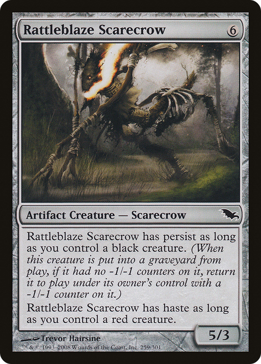 Rattleblaze Scarecrow (SHM-259) [Shadowmoor] MTG Single Wizards of the Coast