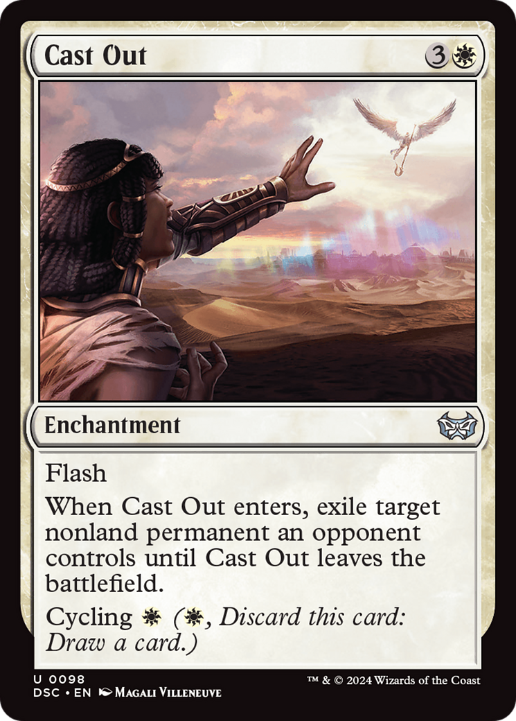 Cast Out (DSC-098) [Duskmourn: House of Horror Commander] MTG Single Wizards of the Coast