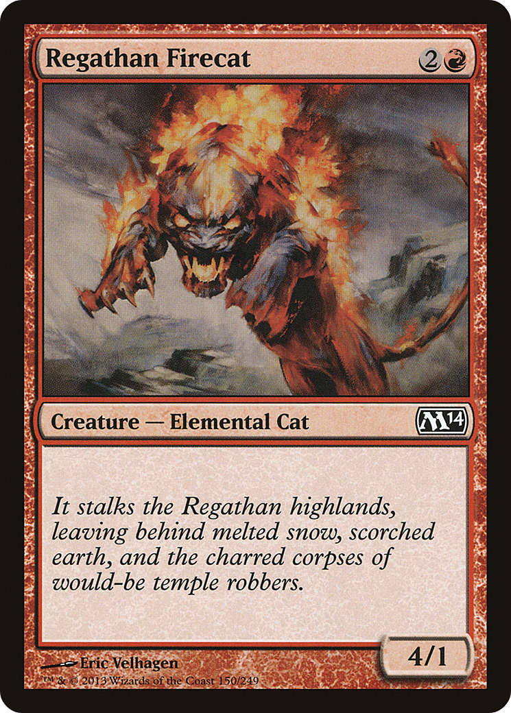 Regathan Firecat (M14-150) [Magic 2014] MTG Single Wizards of the Coast