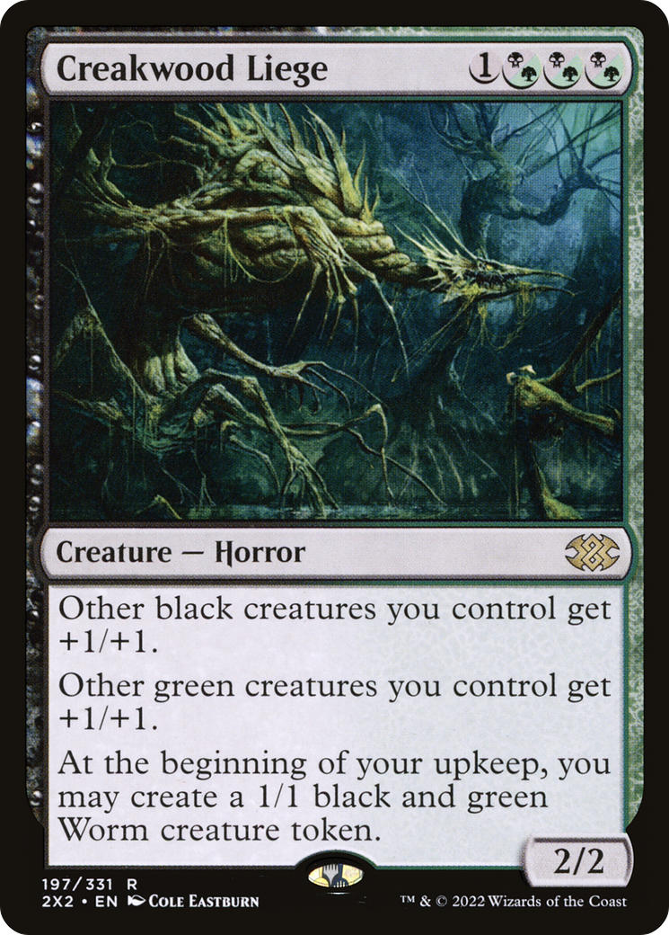 Creakwood Liege (2X2-197) [Double Masters 2022] Foil MTG Single Wizards of the Coast
