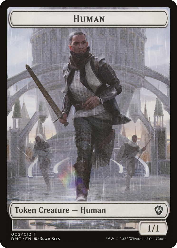 Human (TDMC-002) [Tokens] Dominaria United Commander Tokens MTG Single Wizards of the Coast