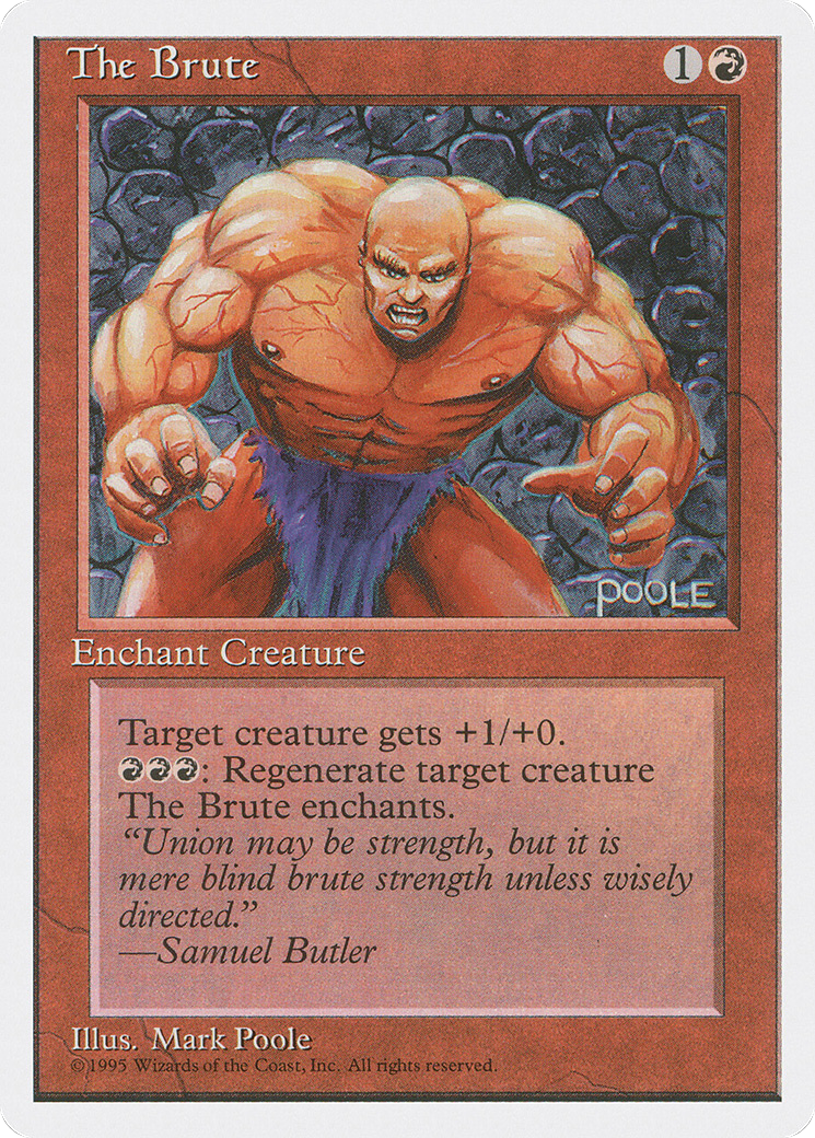 The Brute (4ED-226) [Fourth Edition] MTG Single Wizards of the Coast