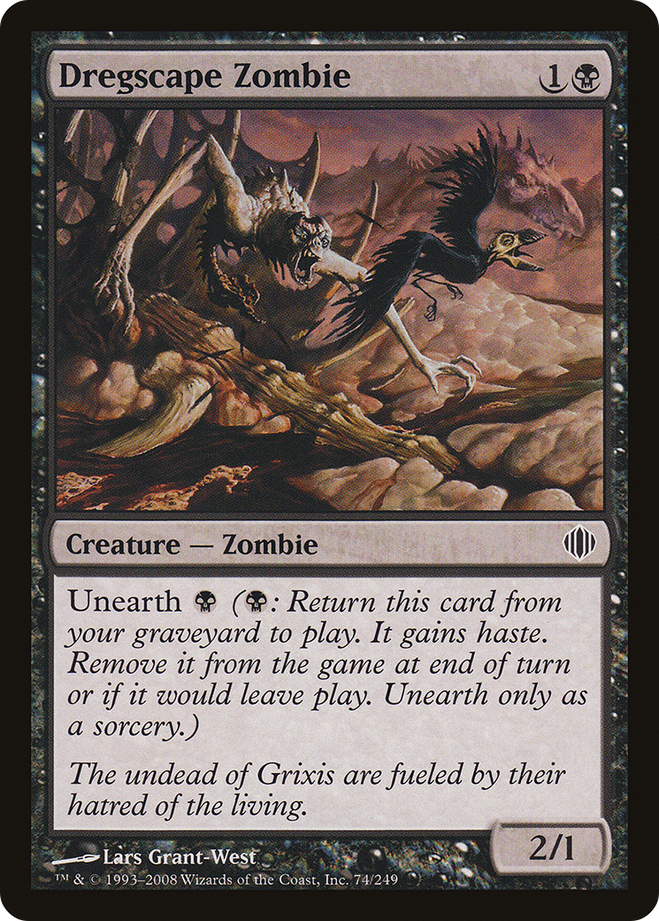Dregscape Zombie (ALA-074) [Shards of Alara] Foil MTG Single Wizards of the Coast