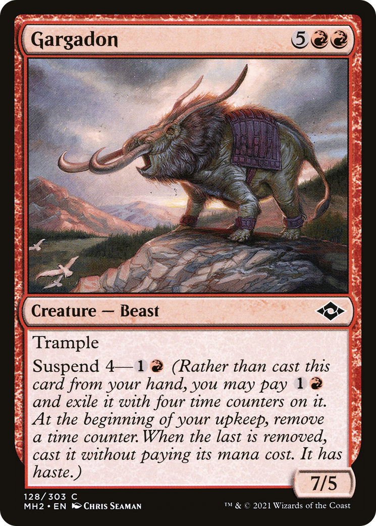 Gargadon (MH2-128) [Modern Horizons 2] MTG Single Modern Horizons 2