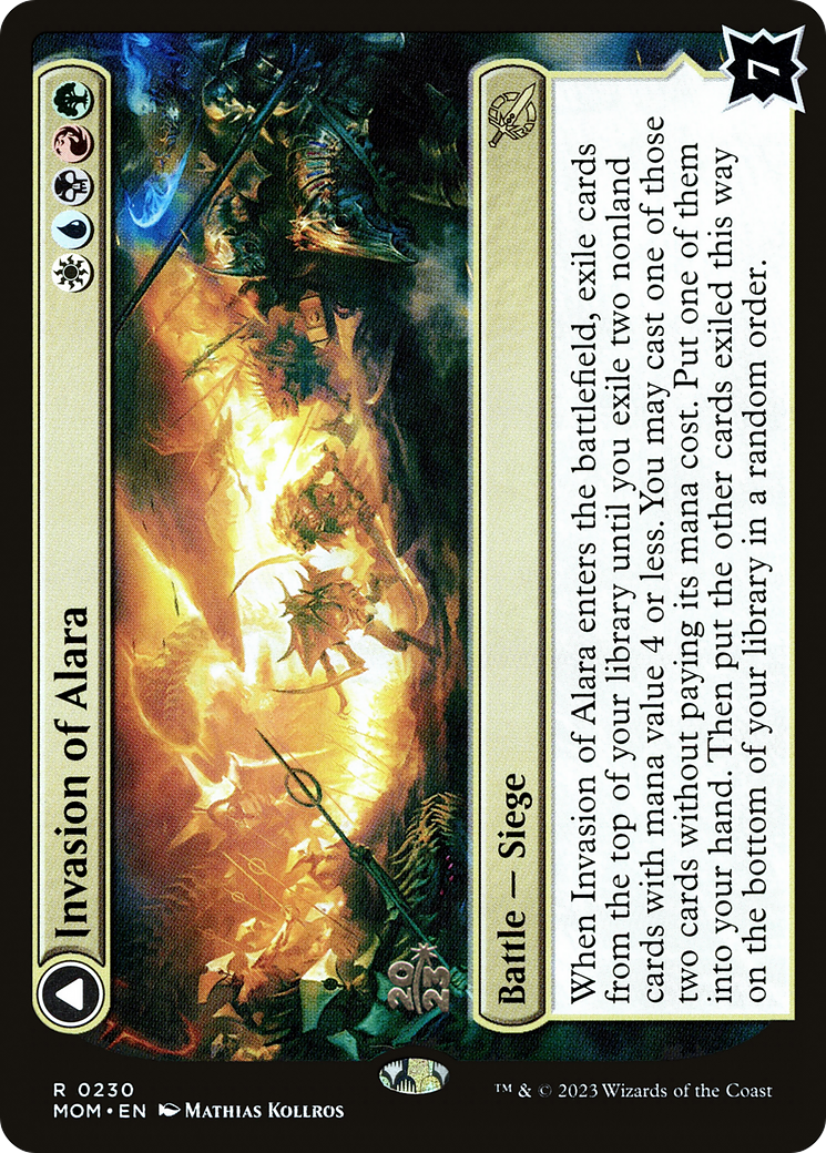Invasion of Alara // Awaken the Maelstrom (PRE-230S) [March of the Machine Promos] Foil MTG Single Wizards of the Coast