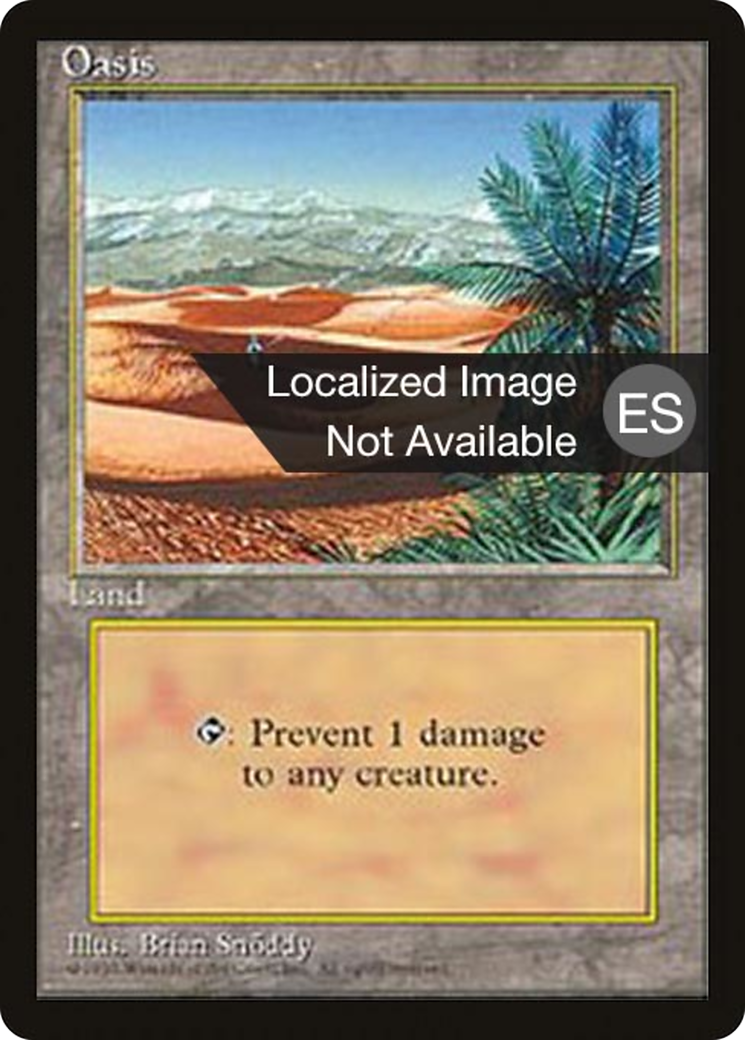 Oasis (4BB-362) [Fourth Edition Foreign Black Border] MTG Single Wizards of the Coast