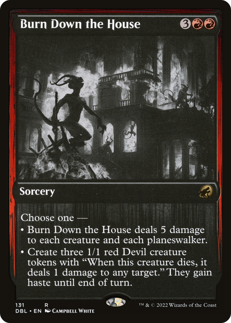 Burn Down the House (DBL-131) [Innistrad: Double Feature] MTG Single Wizards of the Coast