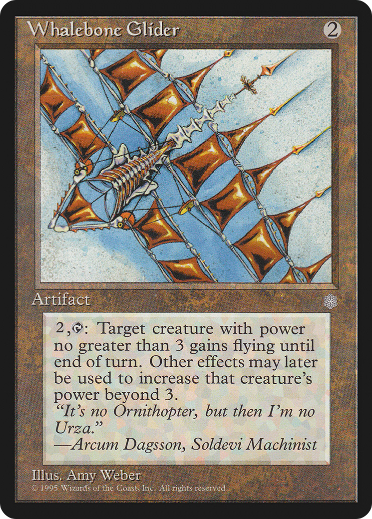 Whalebone Glider (ICE-) [Ice Age] MTG Single Wizards of the Coast