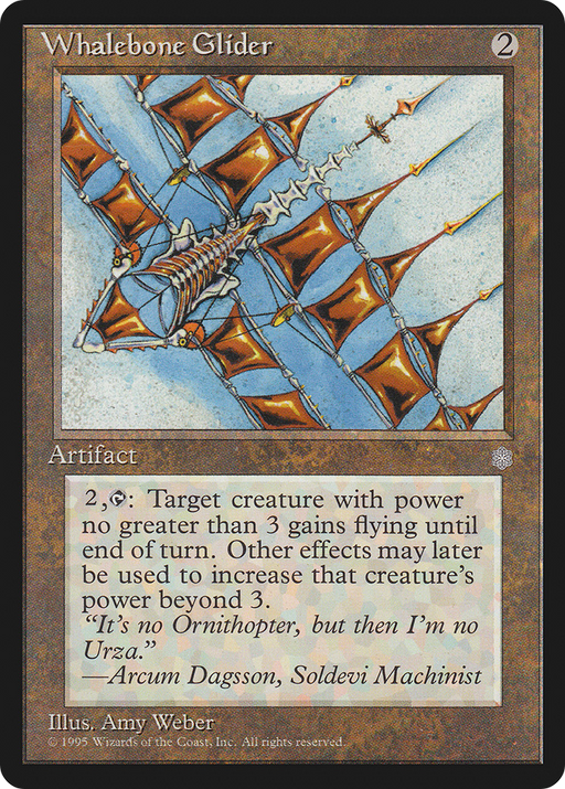 Whalebone Glider (ICE-) [Ice Age] MTG Single Wizards of the Coast