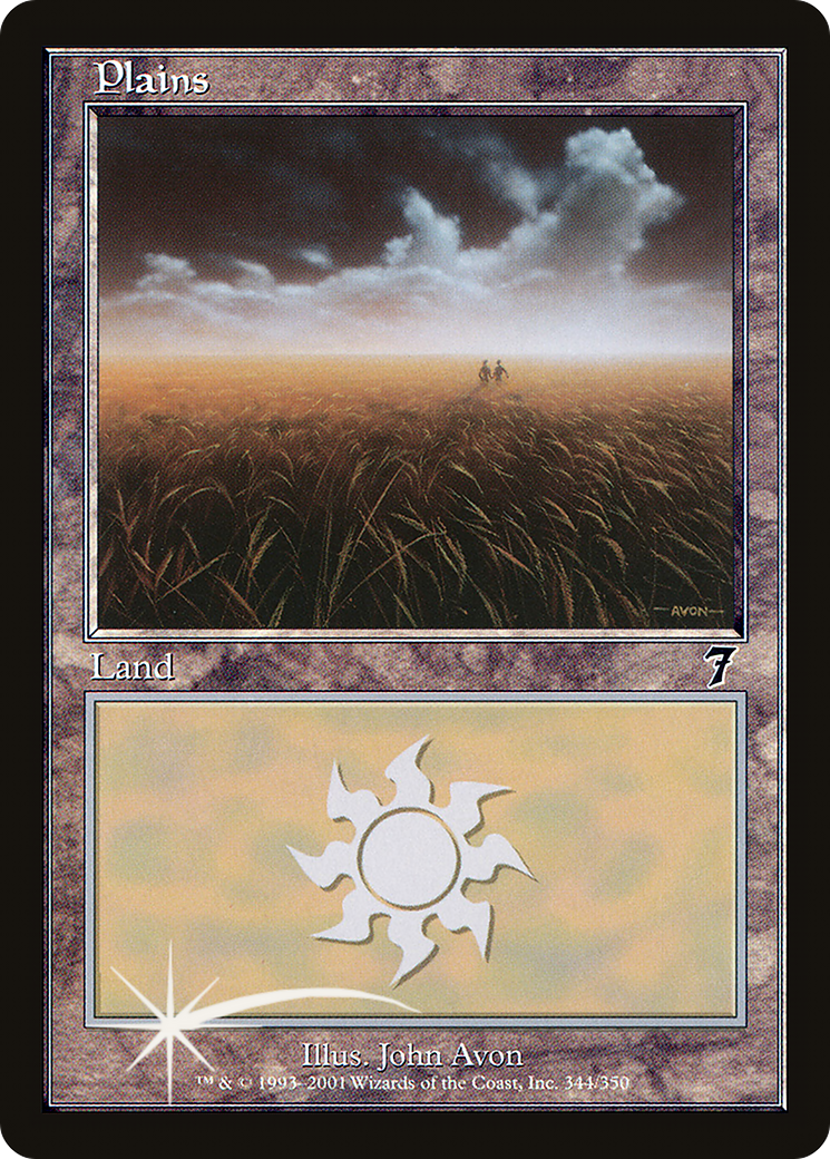 Plains (344) (7ED-344) [7th Edition] MTG Single Wizards of the Coast