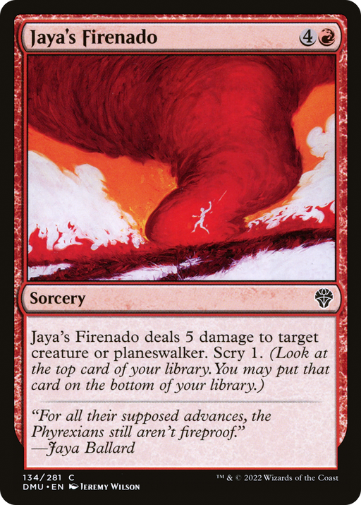 Jaya's Firenado (DMU-134) [Dominaria United] Foil MTG Single Wizards of the Coast