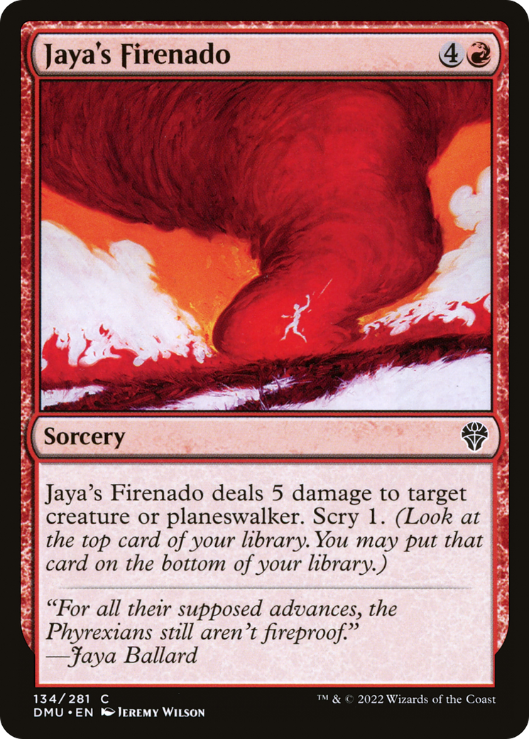 Jaya's Firenado (DMU-134) [Dominaria United] MTG Single Wizards of the Coast