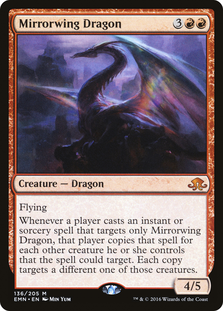 Mirrorwing Dragon (EMN-136) [Eldritch Moon] MTG Single Wizards of the Coast