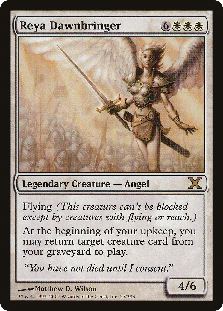 Reya Dawnbringer (10E-035) [Tenth Edition] MTG Single Wizards of the Coast