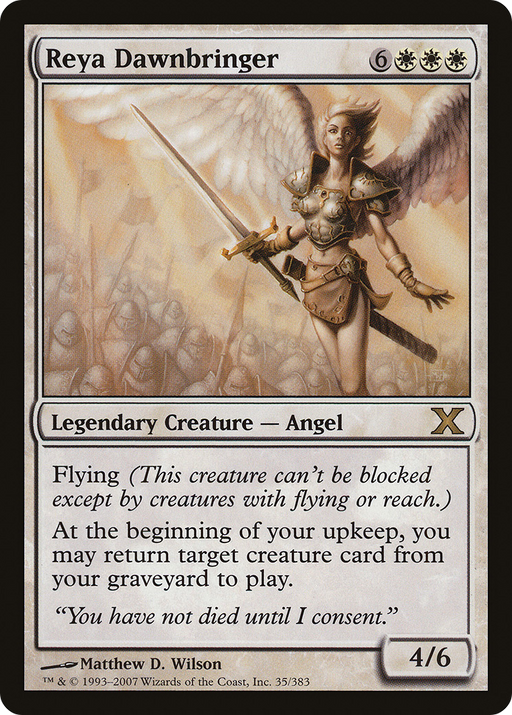 Reya Dawnbringer (10E-035) [Tenth Edition] MTG Single Wizards of the Coast