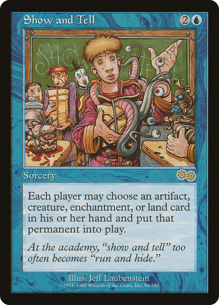 Show and Tell (USG-096) [Urza's Saga] MTG Single Wizards of the Coast