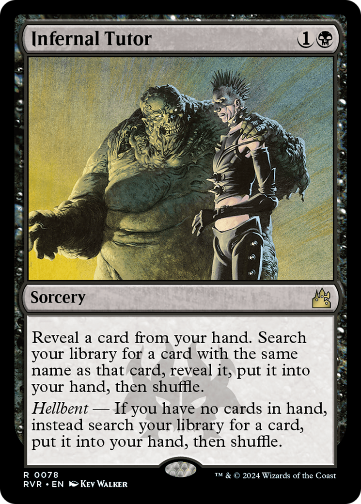 Infernal Tutor (RVR-078) [Ravnica Remastered] MTG Single Wizards of the Coast
