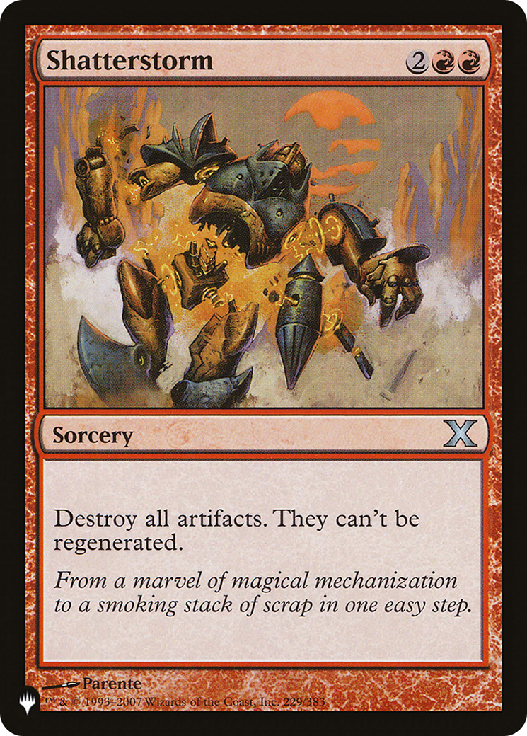 Shatterstorm (LIST-10E-229) [The List] MTG Single Magic: The Gathering
