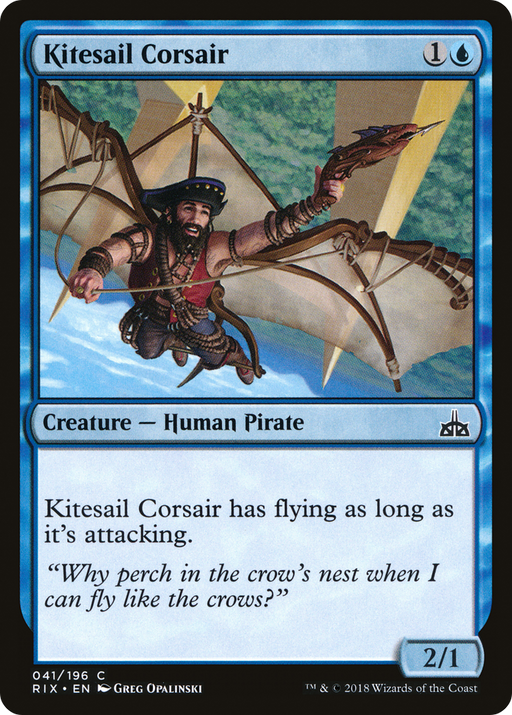Kitesail Corsair (RIX-041) [Rivals of Ixalan] MTG Single Wizards of the Coast