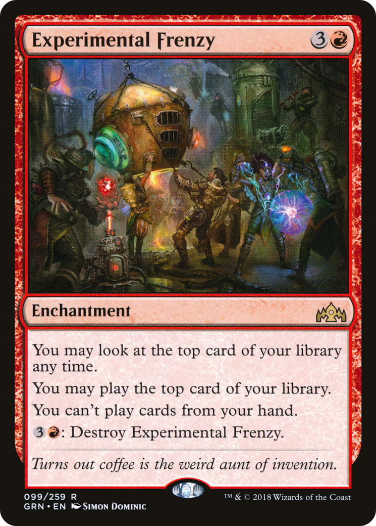 Experimental Frenzy (GRN-099) [Guilds of Ravnica] Foil MTG Single Wizards of the Coast