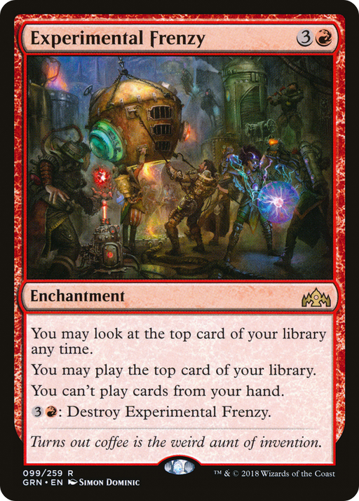 Experimental Frenzy (GRN-099) [Guilds of Ravnica] Foil MTG Single Wizards of the Coast